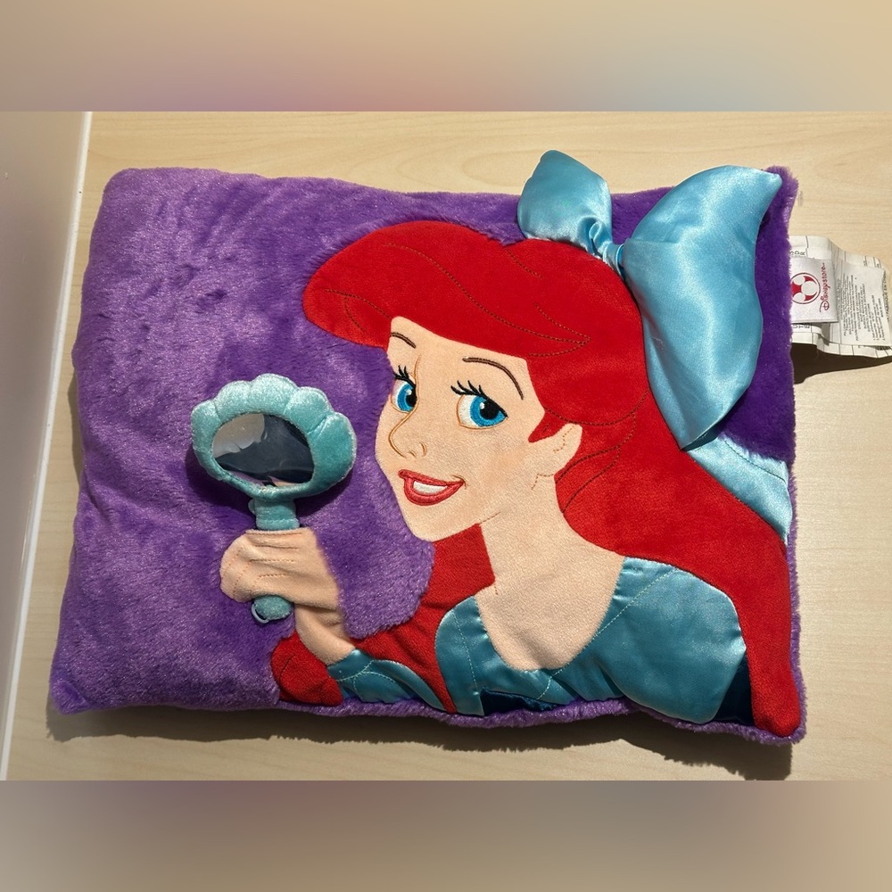 Vintage Disney Store The Little Mermaid Ariel Pillow